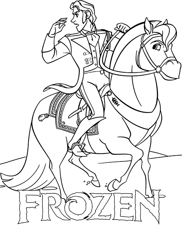 Hans Frozen coloring page to print - Topcoloringpages.net
