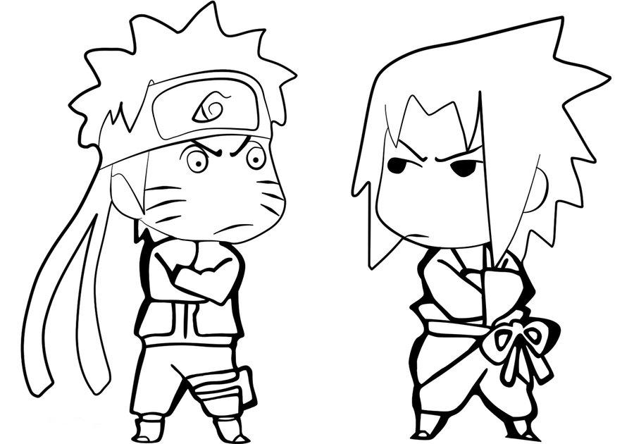 naruto chibi coloring pages - Clip Art Library