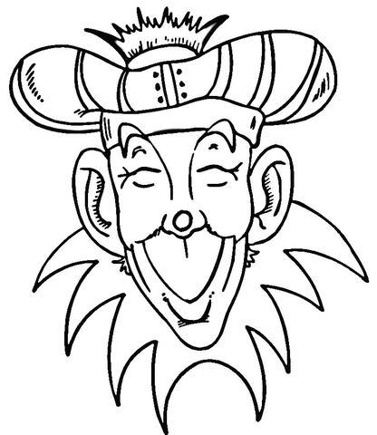King Of Mardi Gras Festival coloring page | Free Printable ...