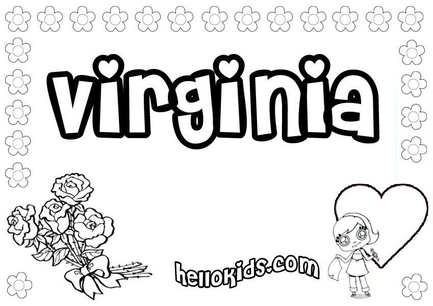 Virginia coloring pages - Hellokids.com