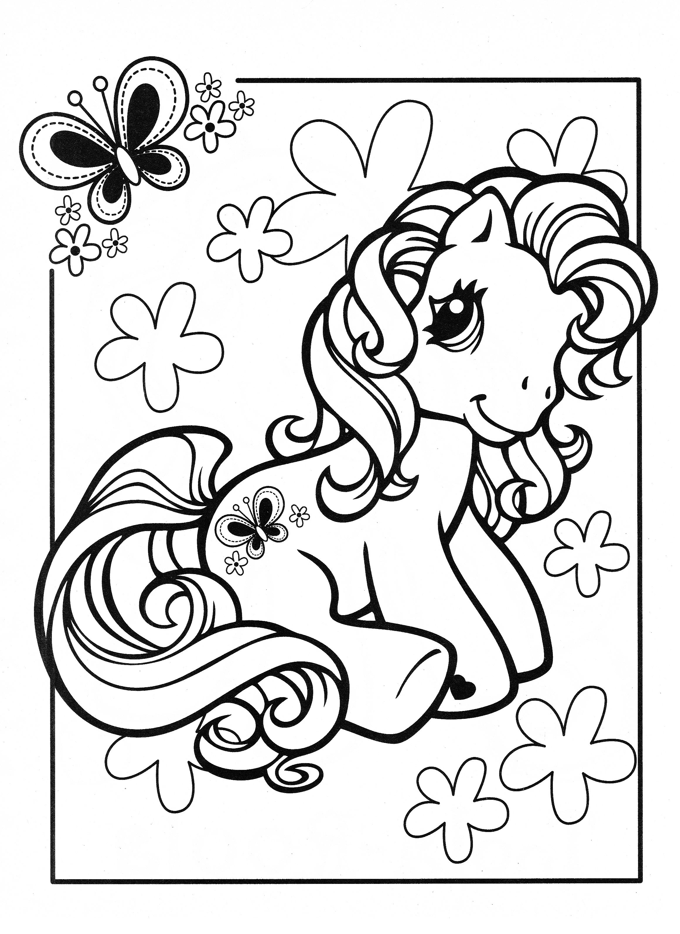 My Little Pony Coloring Page MLP - Scootaloo | Unicorn Coloring