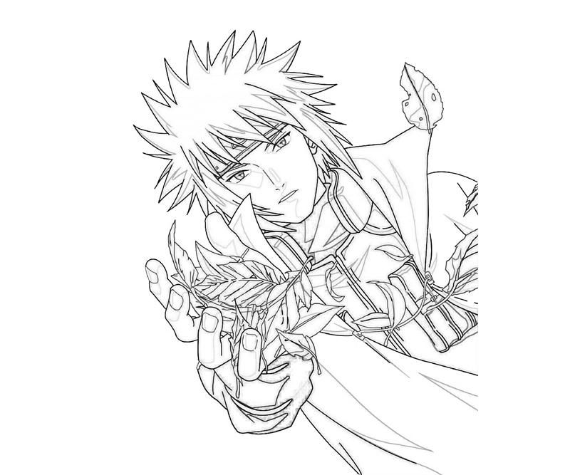 Minato Coloring Pages.