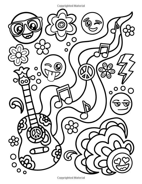Amazon.com: Emoji Coloring Book for Girls: of Funny Stuff, Inspirational  Quotes & Super Cute Animals, 3… | Emoji coloring pages, Coloring books, Love  coloring pages