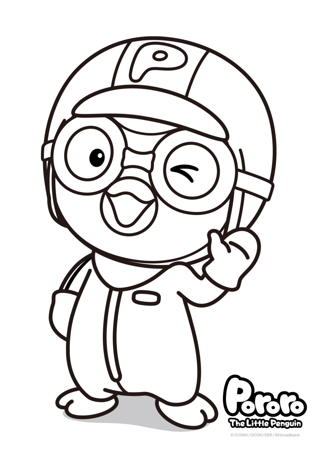 Pororo The Little Penguin Coloring Pages - Coloring Home