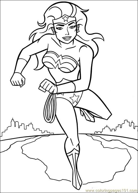 Wonder Woman 44 Coloring Page - Free Wonder Woman Coloring ...