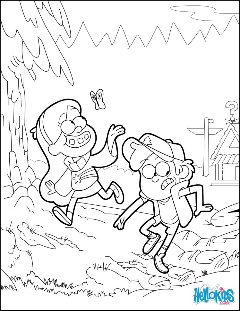 Coloring Pages : Coloring Pagesree Gravityalls Pokemon ...