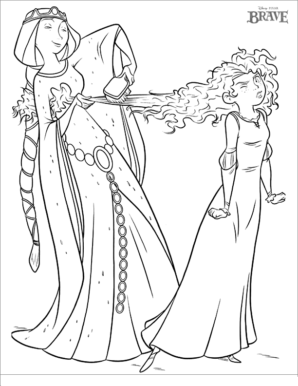 Free Disney Brave Coloring Pages, Download Free Clip Art ...