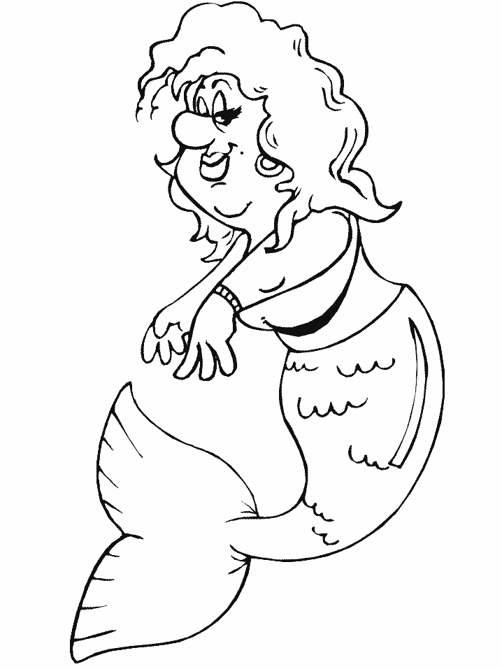 fantasy mermaid Colouring Pages