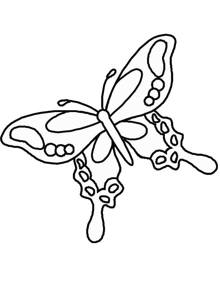 Monarch Butterfly coloring page - Animals Town - animals color 