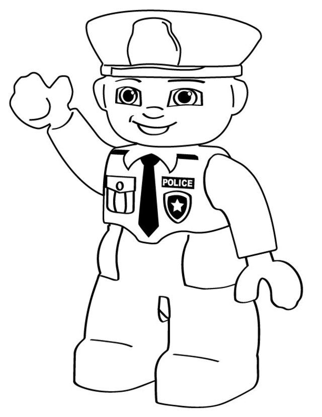 Police Coloring Pages To Print