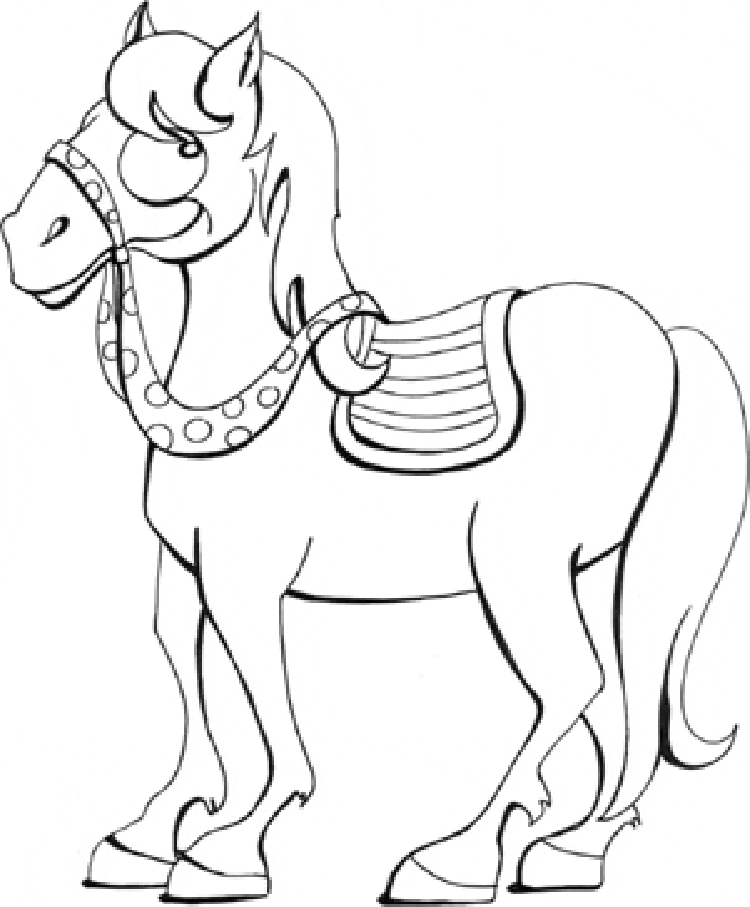 Search Results » Horse Colouring Pictures