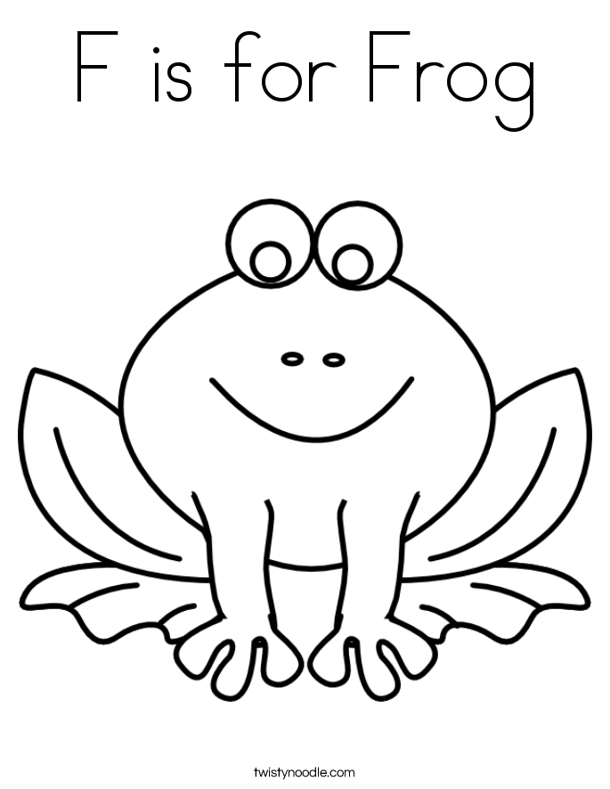 for frogs Colouring Pages