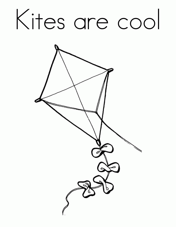Download Kite Coloring Pages Printable - Coloring Home