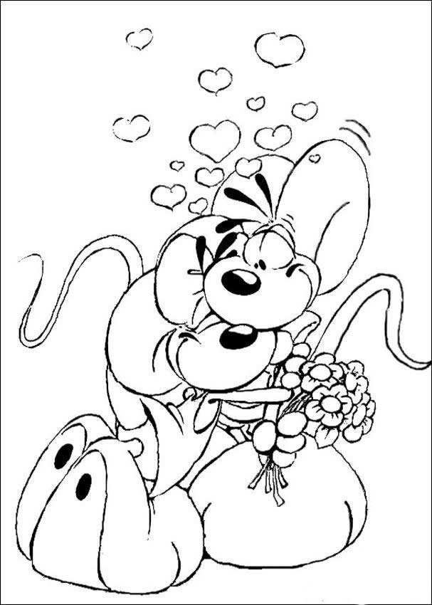 DIDDL coloring pages - Diddl and Diddlina