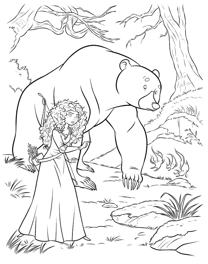 Brave Coloring Pages for Kids- Printable Coloring Book Pages for Kids