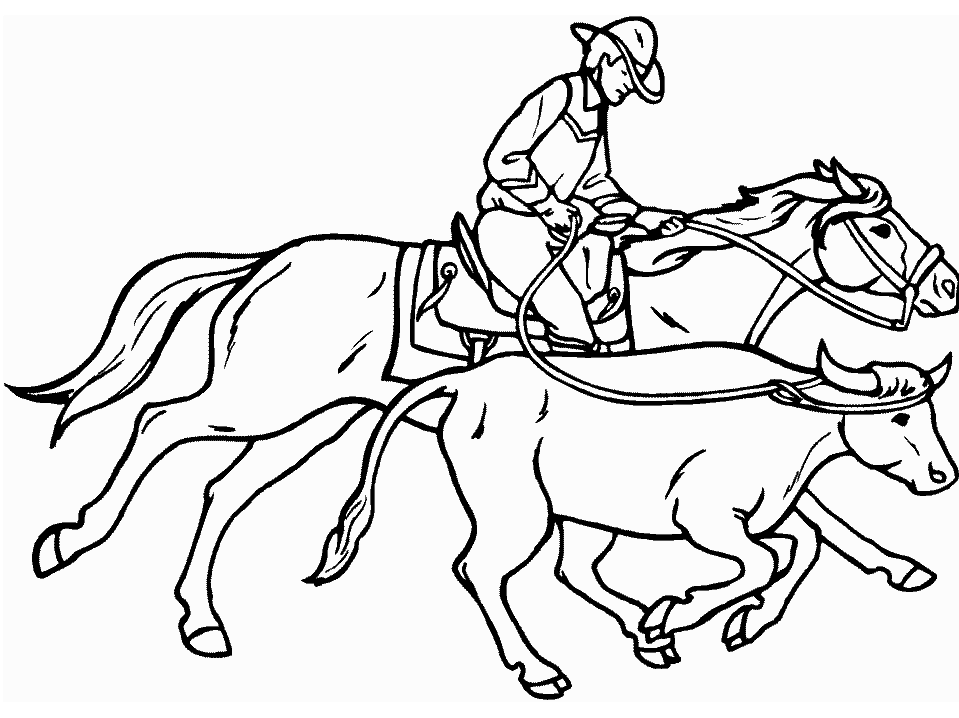 Printable Western # 2 Coloring Pages