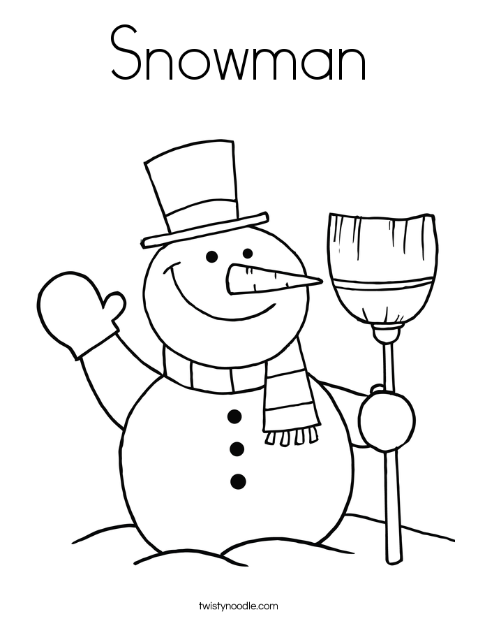 Snowman Coloring Pages | Coloring Pages