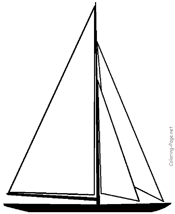 Sailing Boat Colouring Pages (page 2)