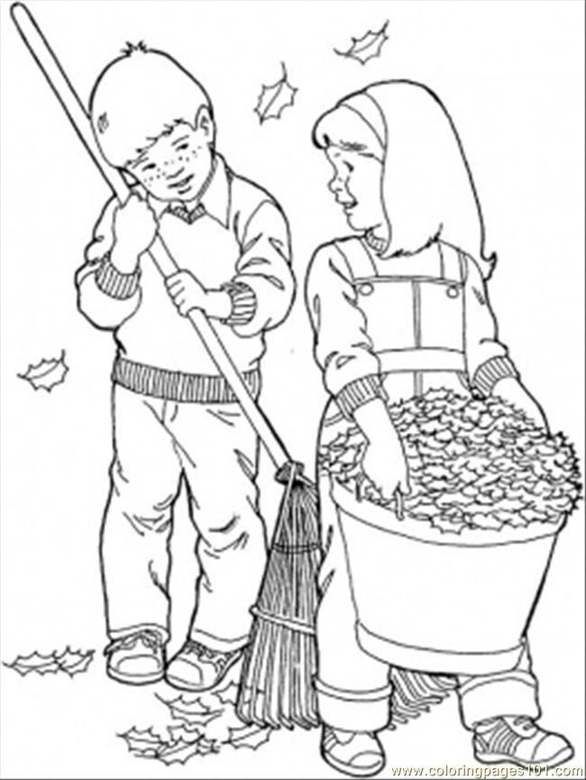 Coloring Pages In The Garden In September (Natural World > Seasons 