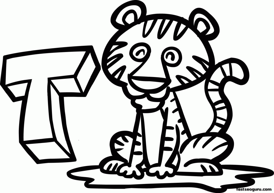Tiger Coloring Pages For Kids | Coloring Pages