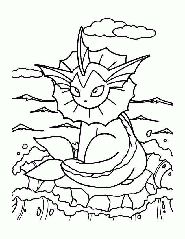 Online Pokemon Coloring Pages 75501 Label Free Online Coloring 
