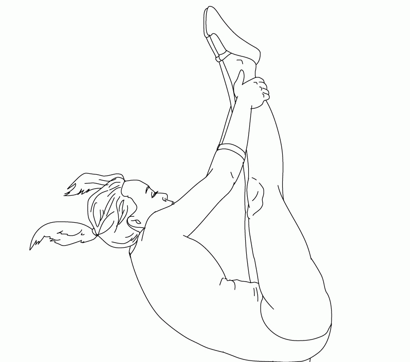 Cool Gymnastics Sport Coloring Pages Eey Source Best Resolutions 