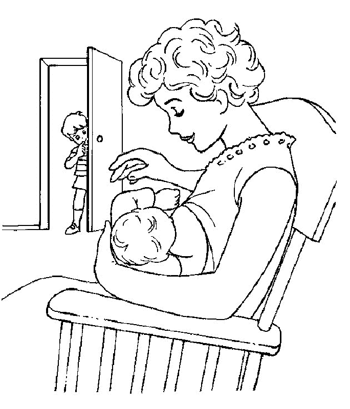 Coloring Page Baby Coloring Home
