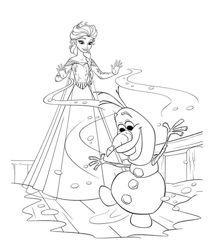 Disney Frozen Coloring Page 7 | Coloring Book Pictures
