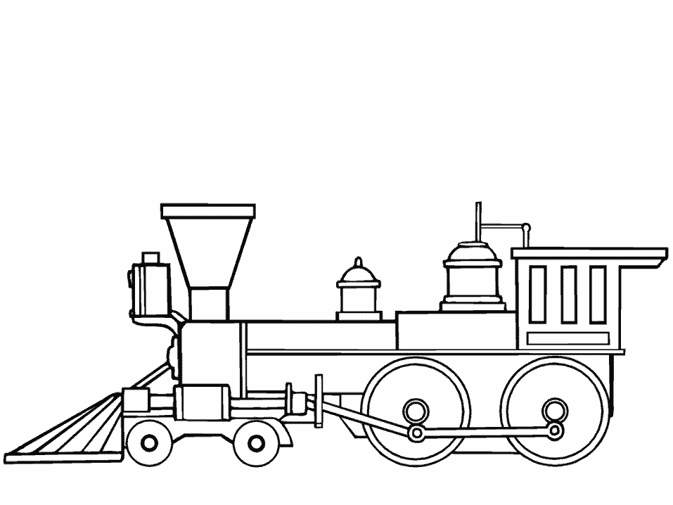 Train Coloring Pages Only