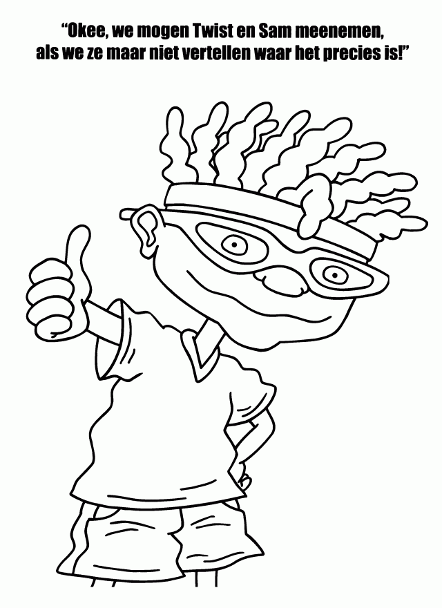 Coloring Page Rocket Power Coloring Pages 8 284661 Rocket Power 
