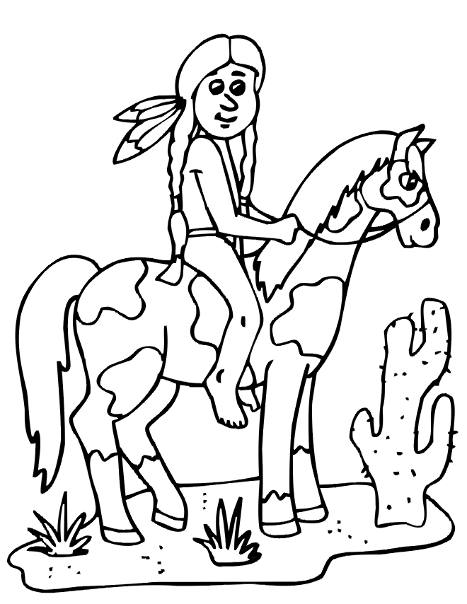 indian coloring pages coloring home
