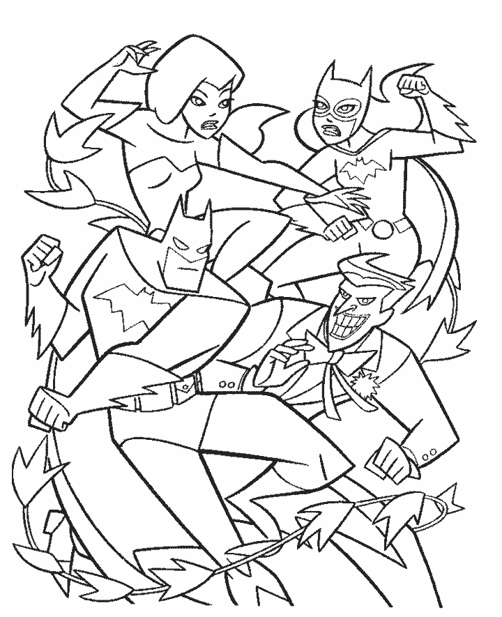 Batman Animated Series Coloring Pages | Free Coloring pages