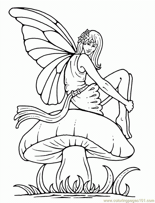 Free Printable Coloring Pages Fairies