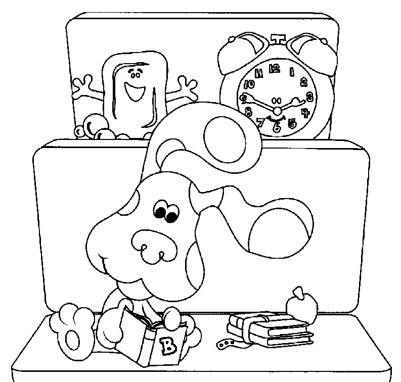 Blue S Clues Coloring Pages
