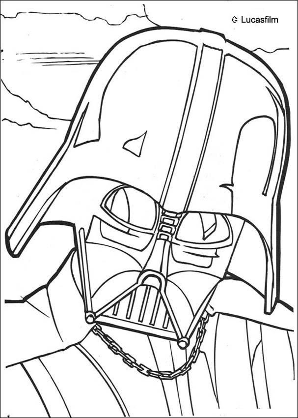 Darth Vader from Star Wars coloring page