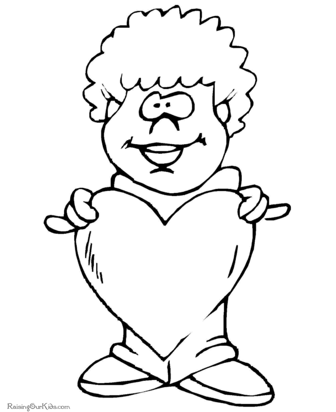 San Valentine coloring page - 026