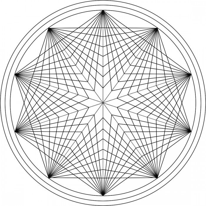 Geometric Mandala Coloring Pages | 99coloring.com