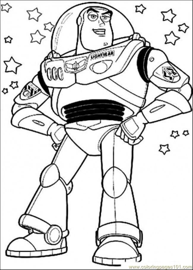 Buzz Lightyear Coloring Pages Free 180 | Free Printable Coloring Pages