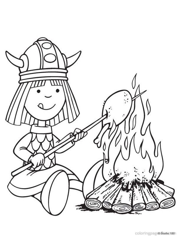 Wicky the Viking Coloring Pages 36 | Free Printable Coloring Pages 