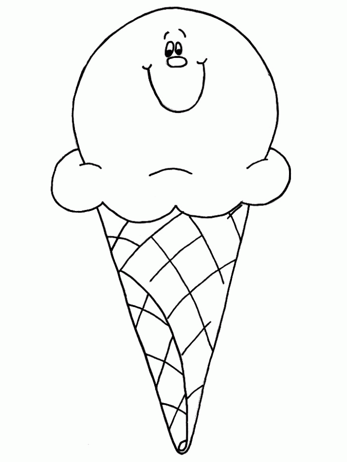 Ice Cream Coloring Page | HelloColoring.com | Coloring Pages