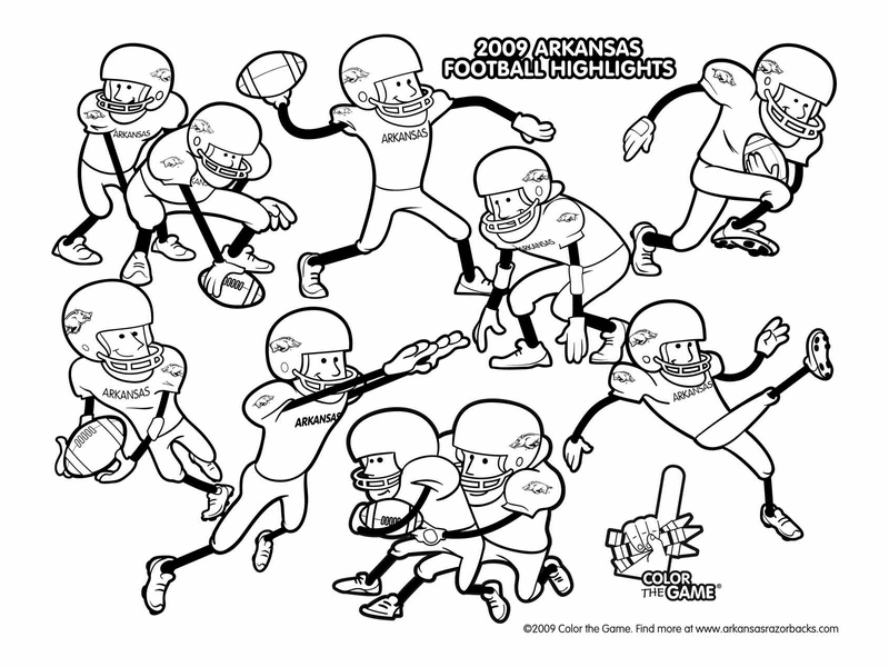 Coloring Pages Football Coloring Pages College Football Coloring 