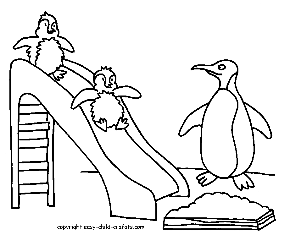 Penguin Coloring Pages For Kids - Free Coloring Pages For KidsFree 