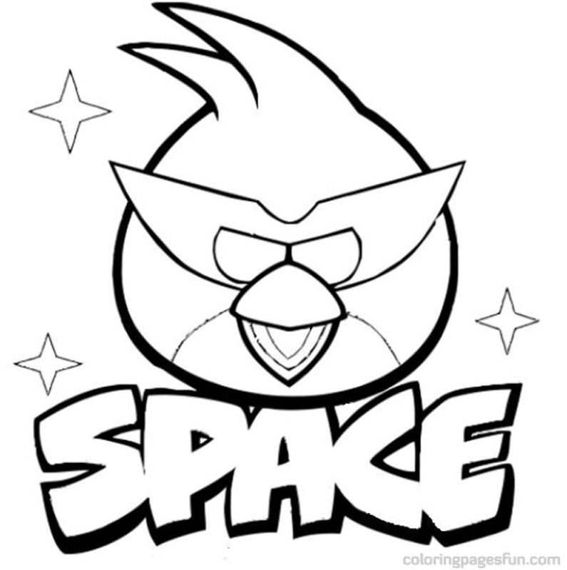 angry birds space coloring pages | Online Coloring Pages