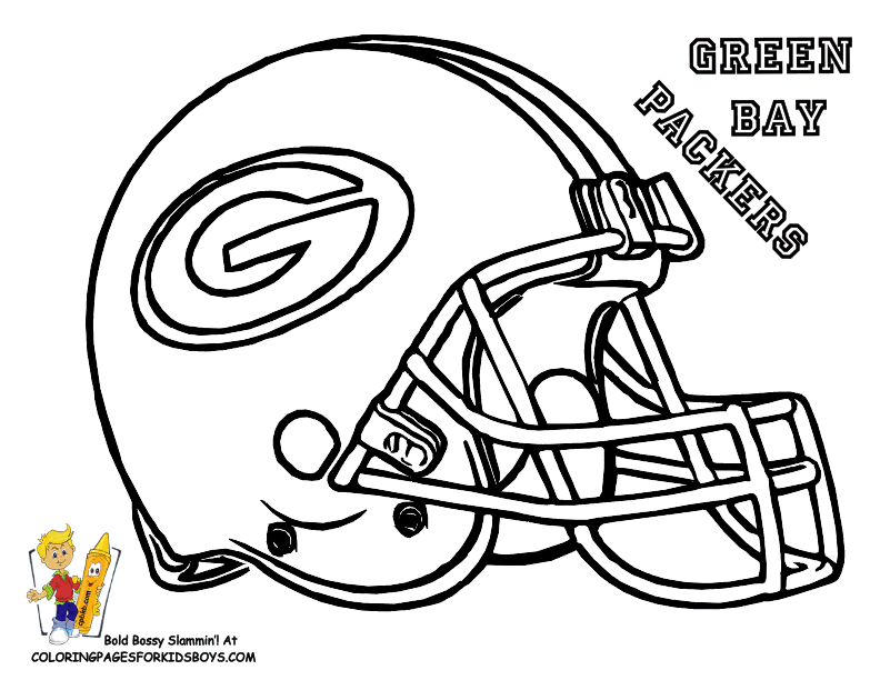 Football Player Coloring Pages - Coloring For KidsColoring For Kids