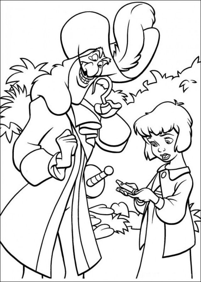 Captain Hook And Smee HD Printable Coloring Pages 238213 Captain 