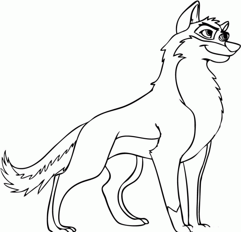 Coloring Pages Of Wolves Howling | Online Coloring Pages