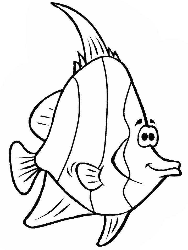 Fish Colouring Page