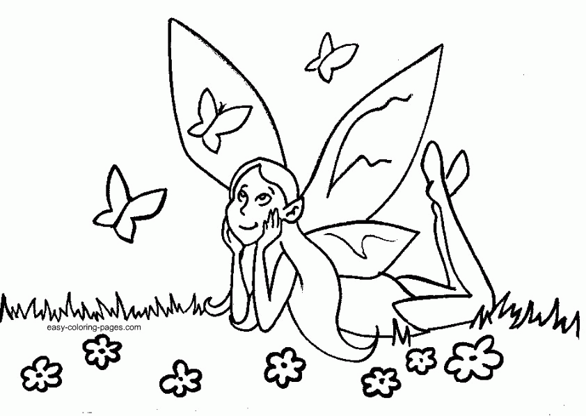Coloring Pages Of Fairies - Coloring For KidsColoring For Kids