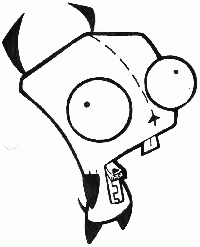 Gir Coloring Sheets Coloring Pages For Kids Coloring Pages For 