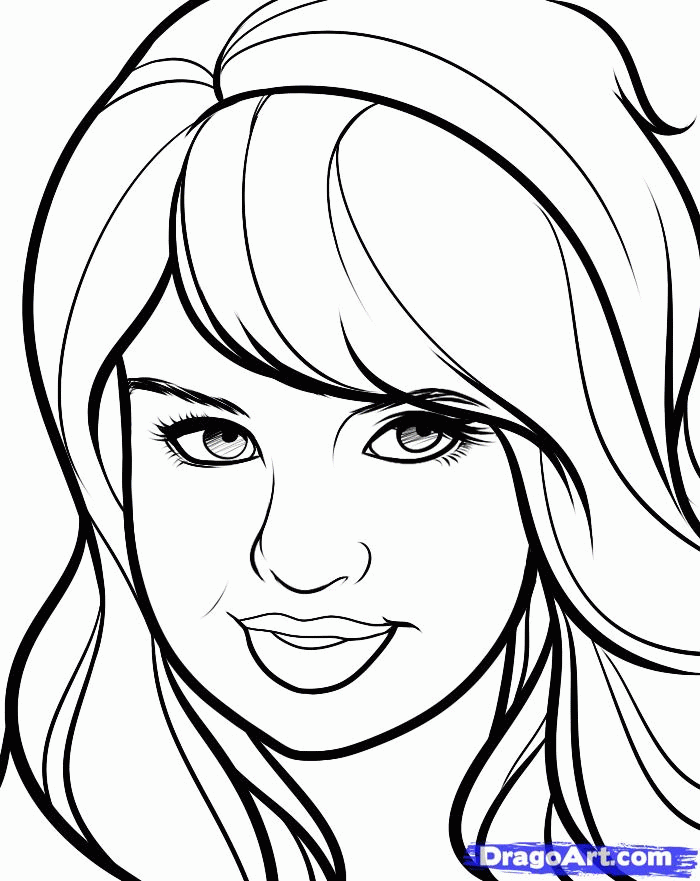 Draw Debby Ryan Debby Ryan Step By Step Drawing Sheets Added Coloring Home